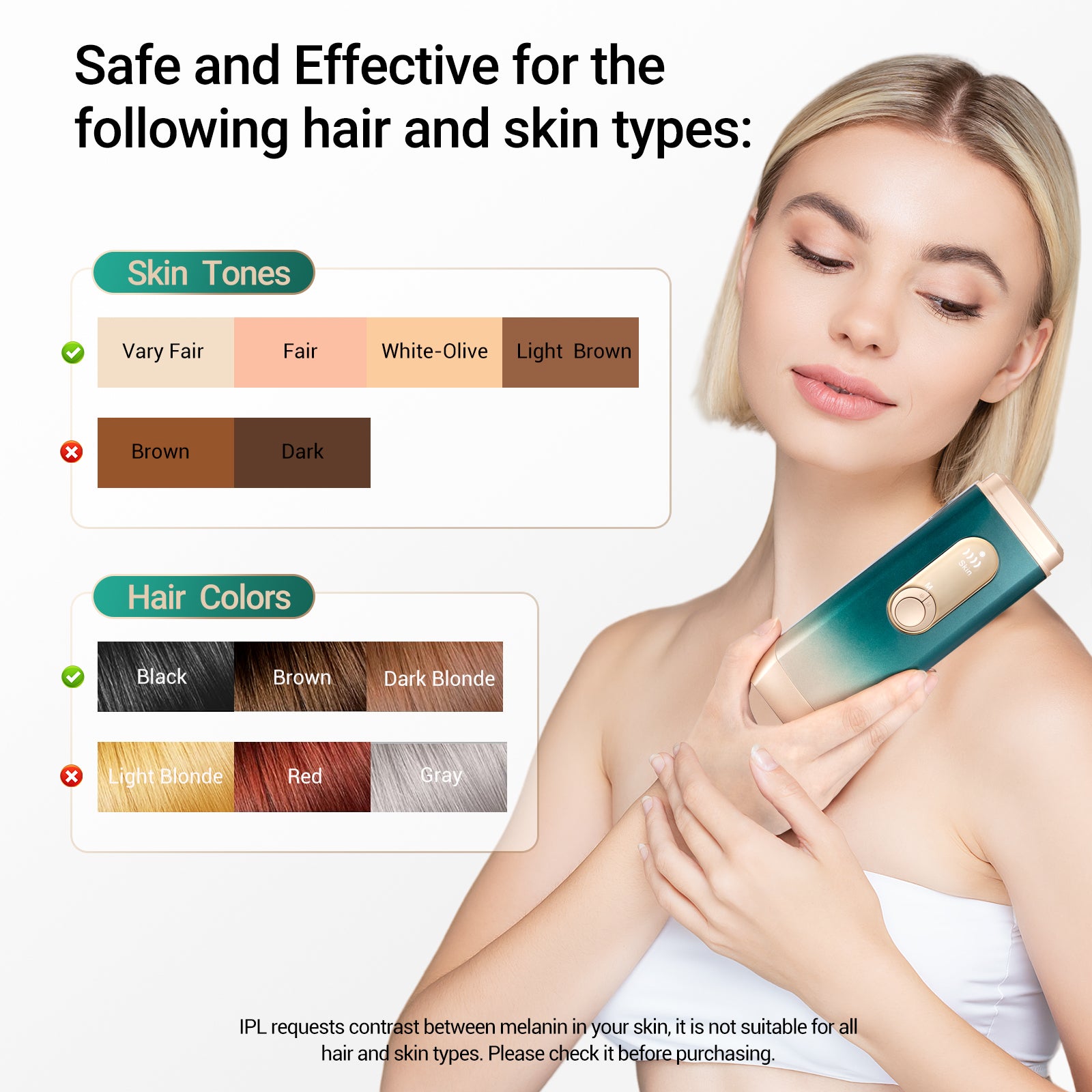 Laser Hair Removal, Ice-cooling IPL Hair Removal Device Nearly